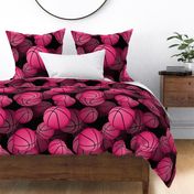 pink basketballs fade to black