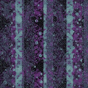 Goth Colors: Confetti Stripes