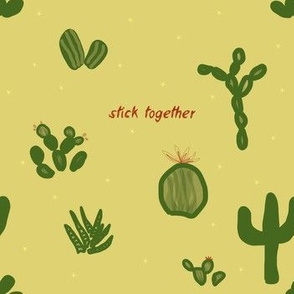 Cacti Stick Together | Stock Pot