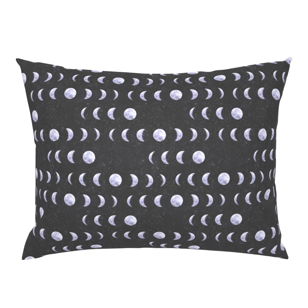 Moon Phases in Grey