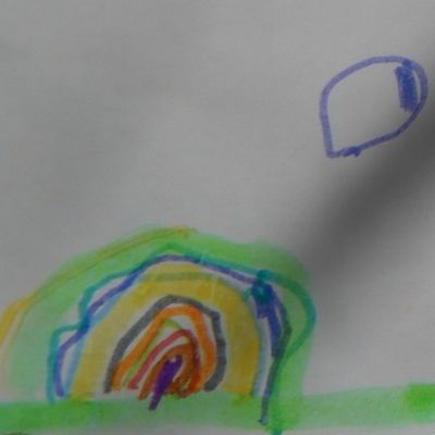 Children's drawings for early child development in school