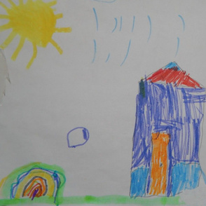 Children's drawings for early child development in school