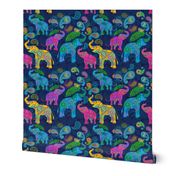 TINY ASIAN ELEPHANTS PINK