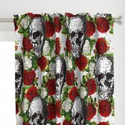 skulls and roses