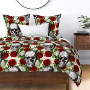 skulls and roses