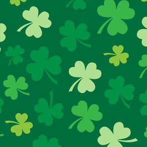 St Patrick's Day Shamrock Clover Green Gold-01