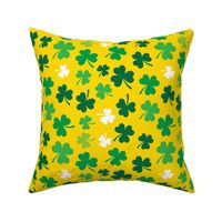 Saint Patrick's Day Shamrock Clover Green Gold Orange-01