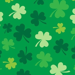 Saint Patrick's Day Shamrock Clover Green Dark Green-01