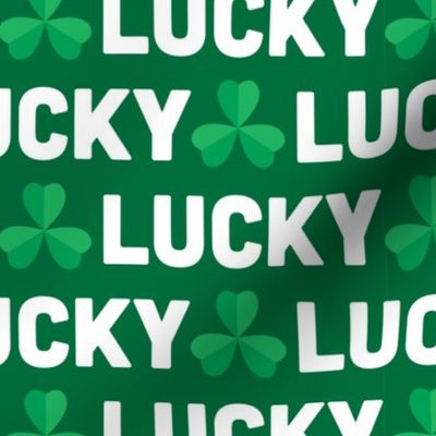 Saint Patrick's Day Lucky Luck Shamrock-01