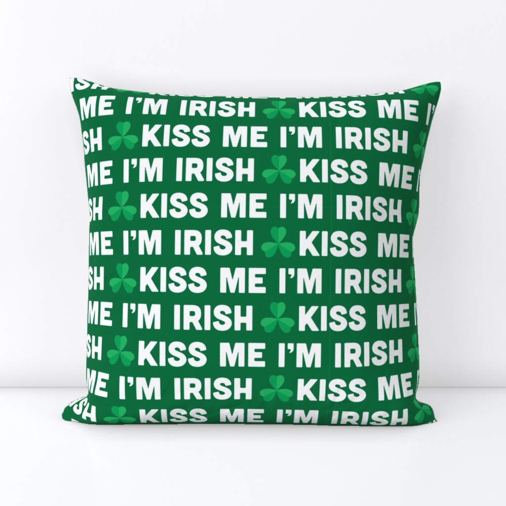 Saint Patricks Day Kiss Me Im Irish Green-01