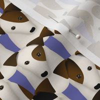 lots of terriers - parson jack russells - JRT PRT dog pattern - small - very peri