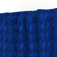 Sapphire Blue Abstract Feather Pattern