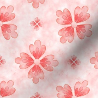 Coral Flowers Pattern