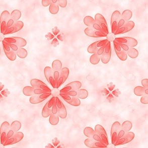Coral Flowers Pattern