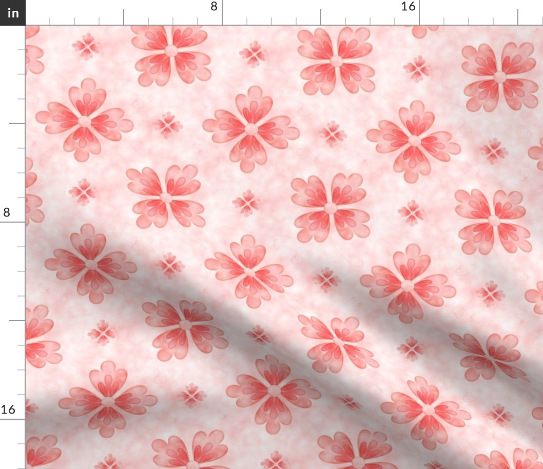 Coral Flowers Pattern