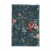 Fable Floral (teal) JUMBO