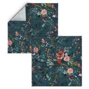 Fable Floral (teal) JUMBO