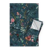 Fable Floral (teal) JUMBO