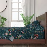 Fable Floral (teal) JUMBO