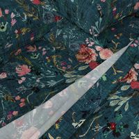 Fable Floral (teal) JUMBO