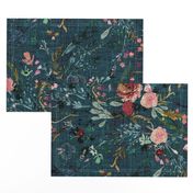 Fable Floral (teal) JUMBO