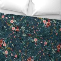 Fable Floral (teal) JUMBO