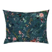 Fable Floral (teal) JUMBO