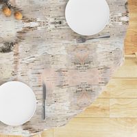 Creamy White Birch Bark