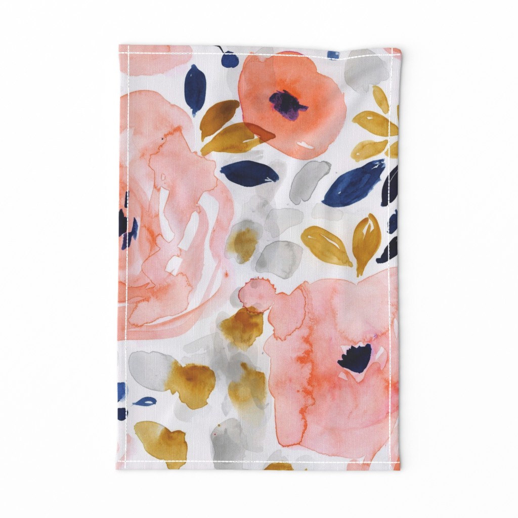 genevieve floral half drop