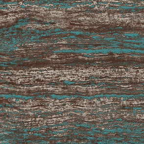 Blue brown abstract melange waves