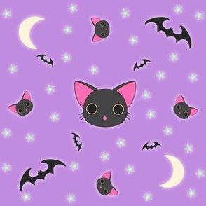 Kawaii Kitty n Bats
