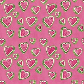 Watermelon Hearts Pink