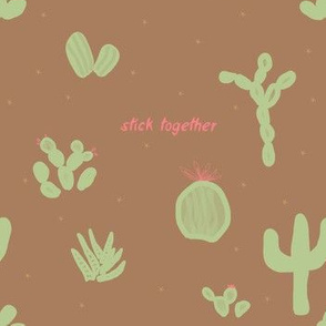 Cacti Stick Together | Vintage Vacation