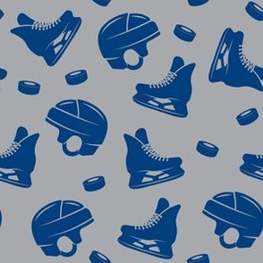 Ice hockey - blue and grey medley - LAD19