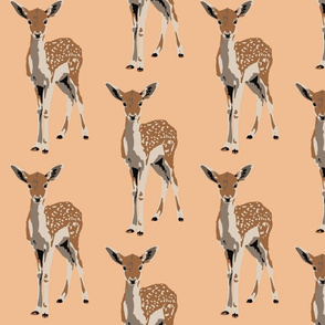 Flossie the fawn in peach