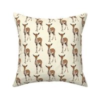 Flossie the fawn in cream (small)
