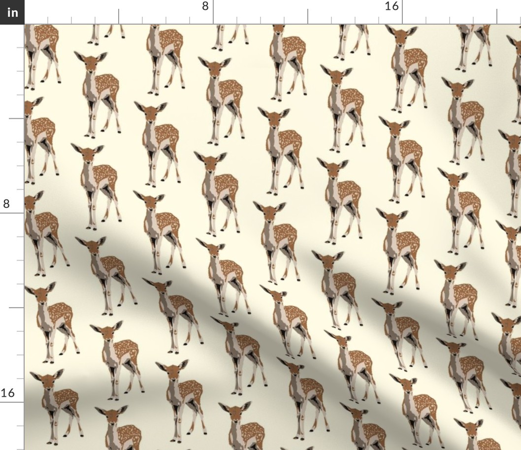 Flossie the fawn in cream (small)