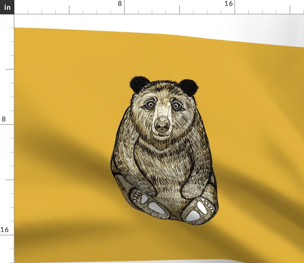 Panel Bear Yellow