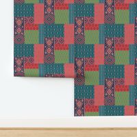 ikat room patchwork