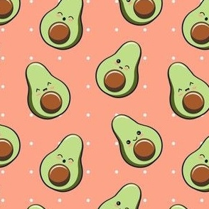 Kawaii avocados