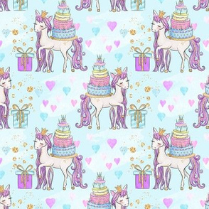 Unicorn Birthday Party Cake