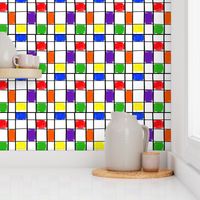 Mondrian with a Twist - Shabby Chic (large)