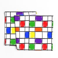 Mondrian with a Twist - Shabby Chic (large)