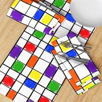 Mondrian with a Twist - Shabby Chic (large)