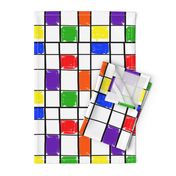 Mondrian with a Twist - Shabby Chic (large)