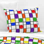 Mondrian with a Twist - Shabby Chic (large)