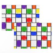 Mondrian with a Twist - Shabby Chic (large)