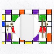 Mondrian with a Twist - Shabby Chic (large)