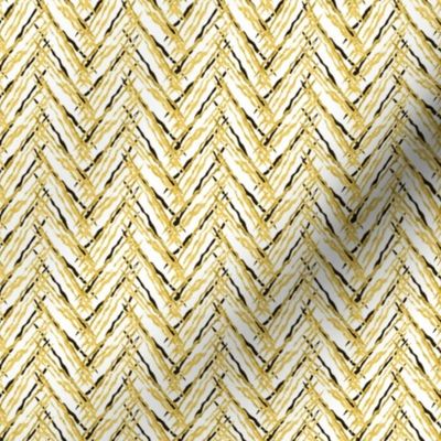 herringbone gold threads