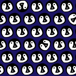 Penguin Animal Print - Royal Blue